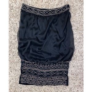 Mini strapless dress